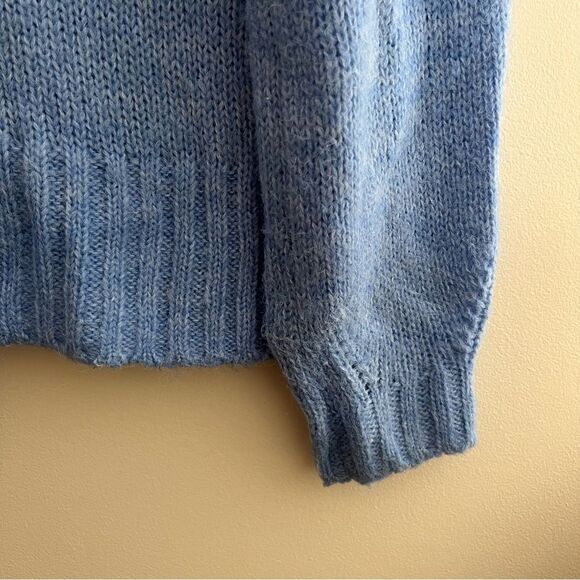 Anthropologie light blue cardigan wool blend Women’s XS (oversized) - Picture 8 of 11